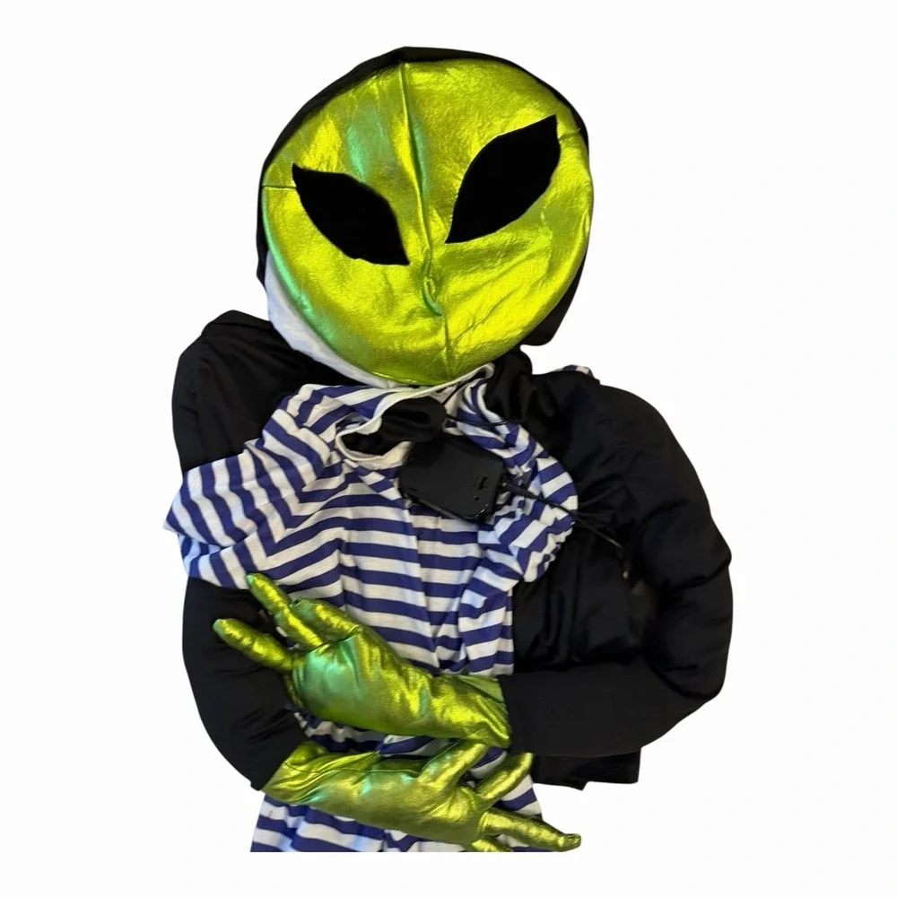 NEW Boys Chasing Fireflies Alien Abduction Costume Size 12‎ incl fan (2023 ver.)